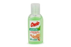 Owio 50 ml - gel désinfectant pour mains (bonus)