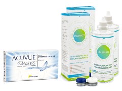 Acuvue Oasys (6 lentilles) + 2 x Solunate Multi-Purpose 400 ml avec étui