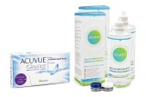 Acuvue Oasys (6 lentilles) + 2 x Solunate Multi-Purpose 400 ml avec étui 26685