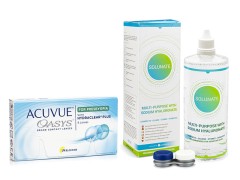 Acuvue Oasys for Presbyopia (6 lentilles) + Solunate Multi-Purpose 400 ml avec étui