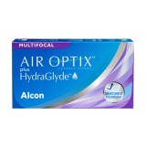 Air Optix Plus Hydraglyde Multifocal (6 lentilles) + Solunate Multi-Purpose 400 ml avec étui 39467
