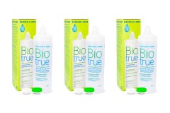 Biotrue Multi-Purpose 3 x 480 ml avec étuis