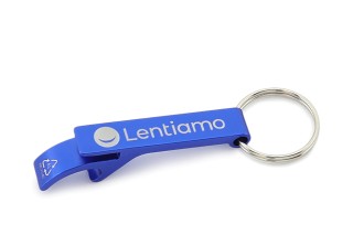 Porte-clés ouvre-bouteille et ouvre-boîte Lentiamo
