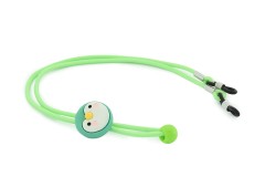 Cordon de lunettes vert pour enfant