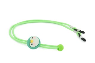 Cordon de lunettes vert pour enfant
