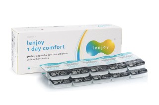 Lenjoy 1 Day Comfort (30 lentilles) + 10 lentilles gratuites