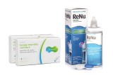 Lenjoy Monthly Comfort (6 lentilles) + ReNu MultiPlus 360 ml avec étui 27814