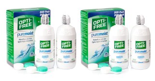 OPTI-FREE PureMoist 4 x 300 ml avec étuis