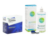 PureVision Multi-Focal (6 lentilles) + Solunate Multi-Purpose 400 ml avec étui 40774
