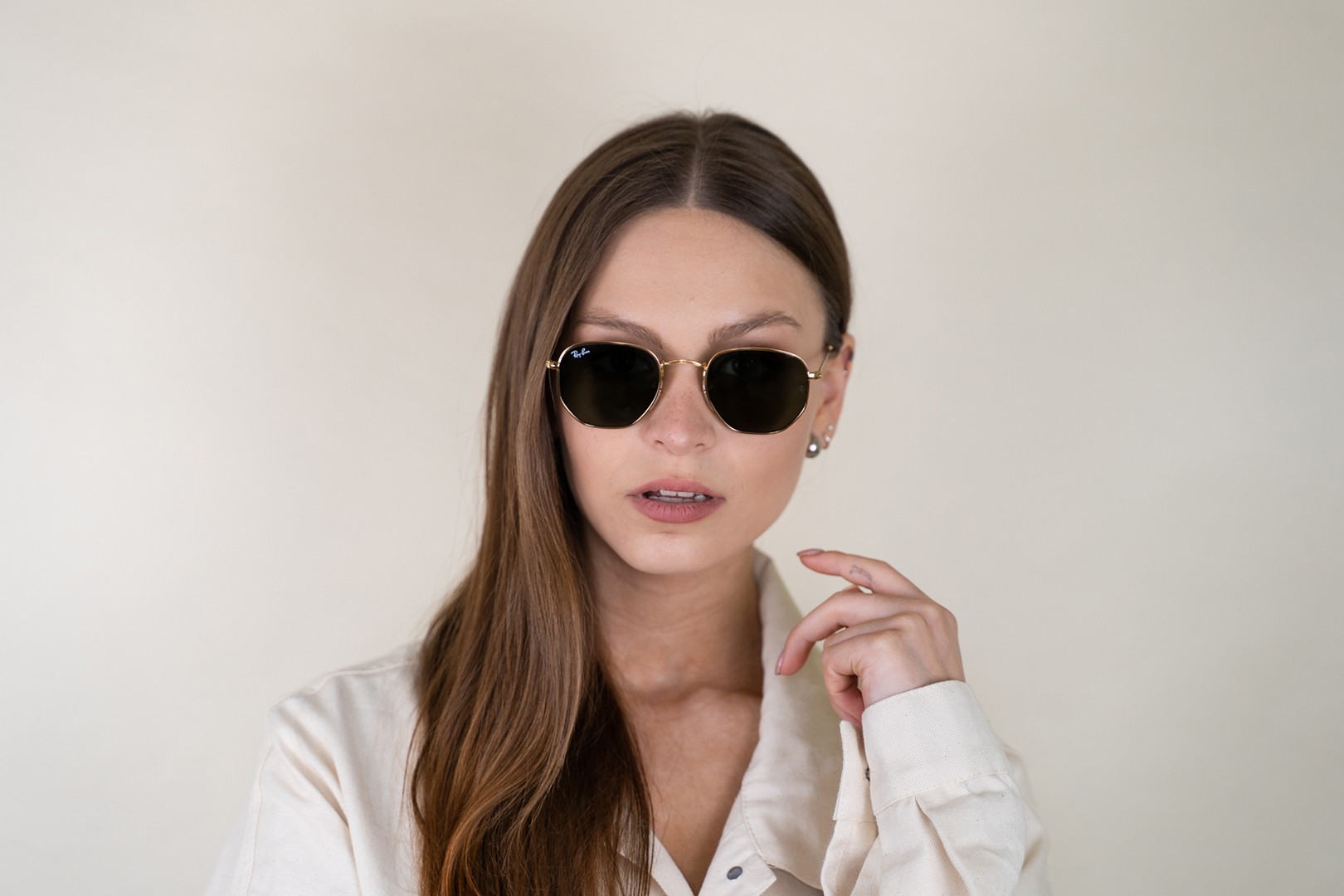 Lunette ray cheap ban homme hexagonale