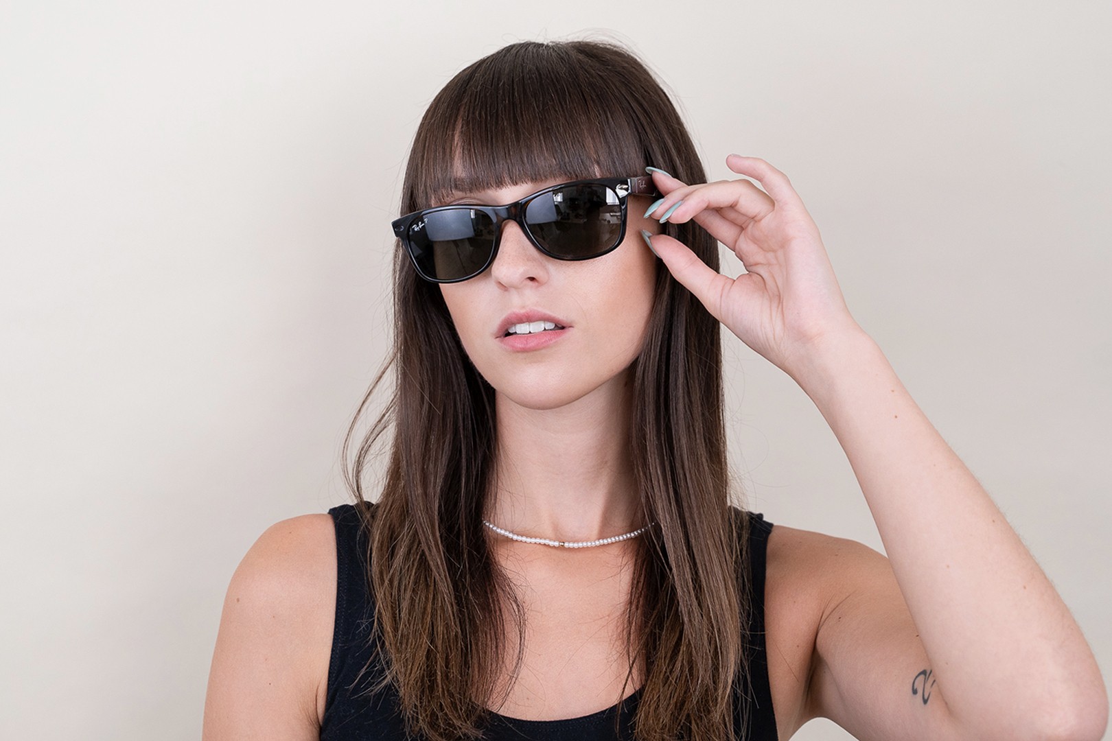 Ray Ban New Wayfarer RB2132 902 58 Lunettes de soleil Lentiamo