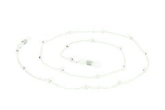 Chaîne pour lunettes argent