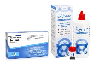 SofLens 59 (6 lentilles) + Oxynate Peroxide 380 ml avec étui